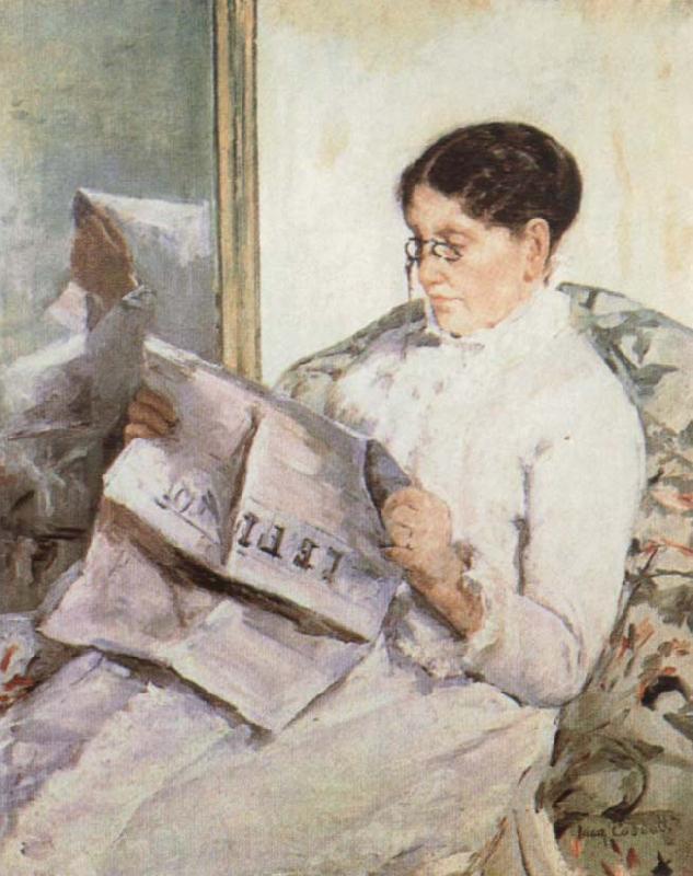 Mary Cassatt Reading Norge oil painting art